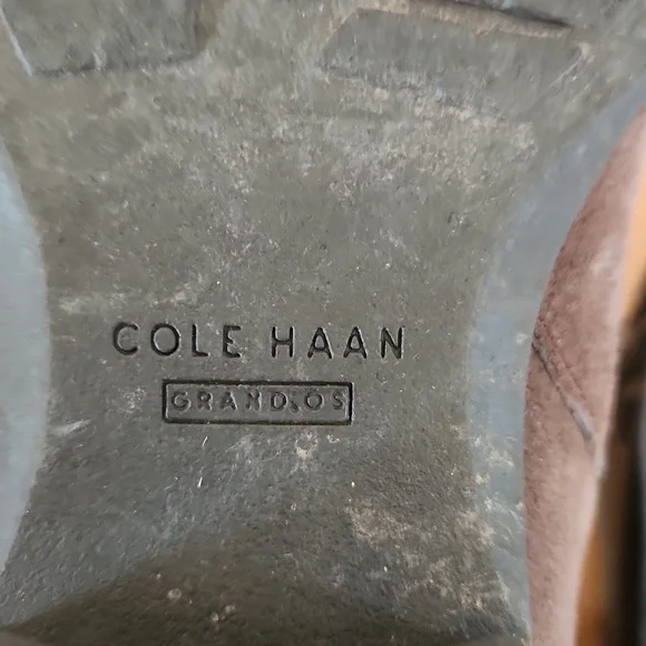 Cole Haan Waterproof Brown Suede Leather Boots / Booties Size 7 - Picture 9 of 9